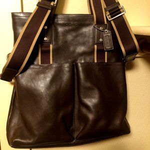 Coach Brown Leather Shoulder Bag